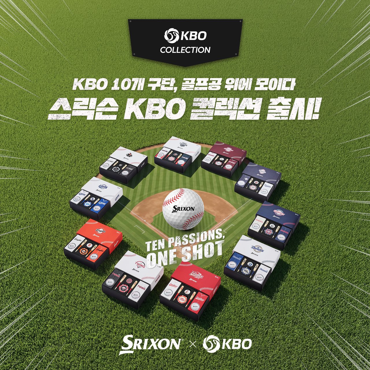스릭슨, KBO 10개 구단 담은 '스릭슨 KBO 컬렉션' 출시